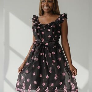 Johnny Martin Elegant Gray Midi Dress